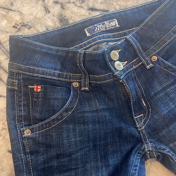 Hudson Jeans Sz 24 Women Mid-Rise Baby Bootcut Jean - Picture 2 of 4